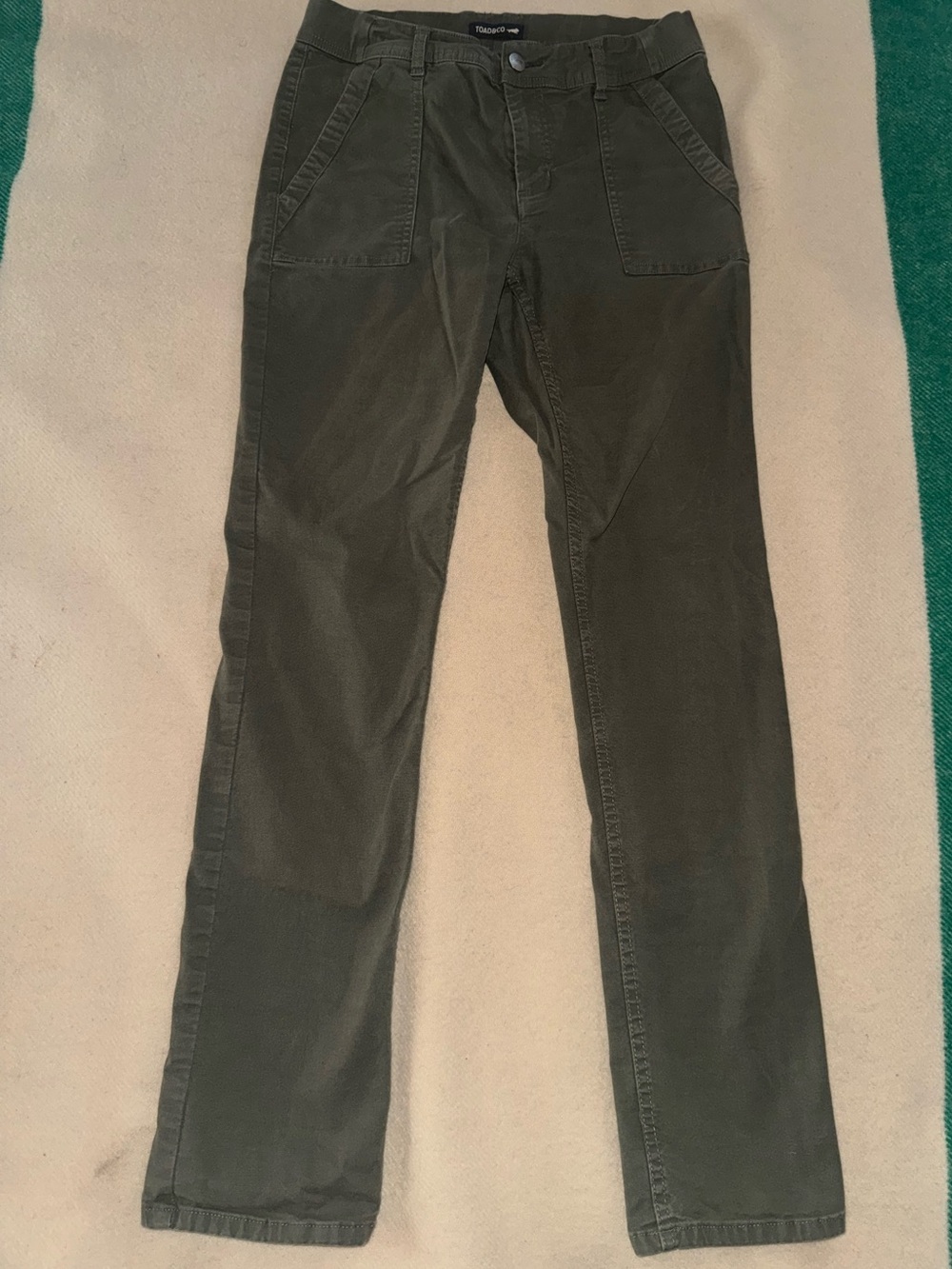 Toad&Co earthworks slim stretch canvas pants
